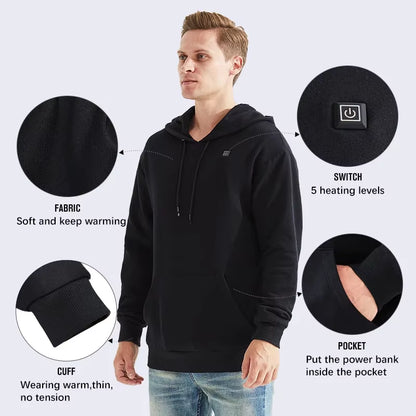 Stay Cozy This Winter with Our Heated Hoodies - Perfect Heated Sweaters for Men and Women!