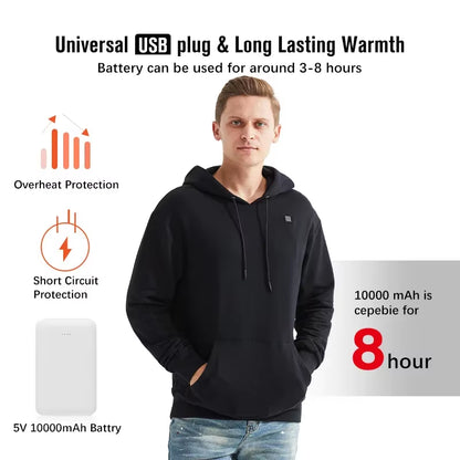 Stay Cozy This Winter with Our Heated Hoodies - Perfect Heated Sweaters for Men and Women!